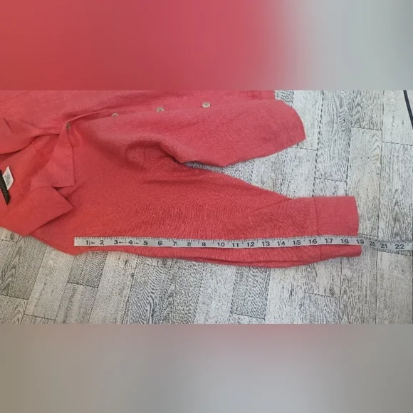 HARVE BENARD Linen PINK 2PC SUIT SET Blazer Pants Small vintage - Picture 9 of 14